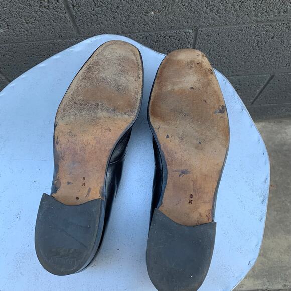 Bally Carlisle Loafers Swiss Leather Black Men’s 9 - Picture 8 of 8